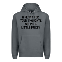 Rock funny, penny for your thoughts Premium Hoodie - artisFamous