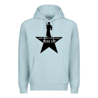 Blue Mist here comes the general rise up Premium Hoodie - artisFamous