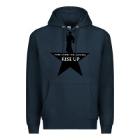 Navy here comes the general rise up Premium Hoodie - artisFamous