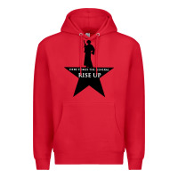 Red here comes the general rise up Premium Hoodie - artisFamous