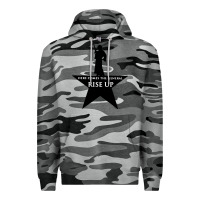 Slate Camo here comes the general rise up Premium Hoodie - artisFamous