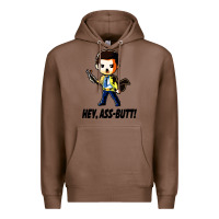 Chestnut hey, ass butt Premium Hoodie - artisFamous