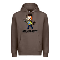 Coffee hey, ass butt Premium Hoodie - artisFamous