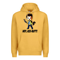 Mustard hey, ass butt Premium Hoodie - artisFamous