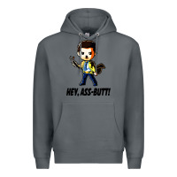 Rock hey, ass butt Premium Hoodie - artisFamous