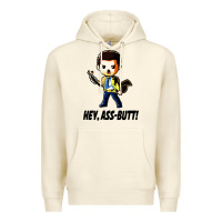 Sandshell hey, ass butt Premium Hoodie - artisFamous