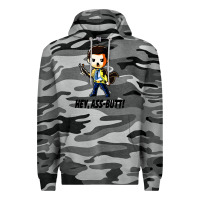 Slate Camo hey, ass butt Premium Hoodie - artisFamous