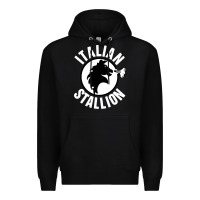 Black italian stallion Premium Hoodie - artisFamous