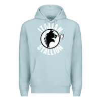 Blue Mist italian stallion Premium Hoodie - artisFamous