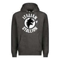 Charcoal Heather italian stallion Premium Hoodie - artisFamous