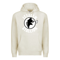 Oatmeal Heather italian stallion Premium Hoodie - artisFamous