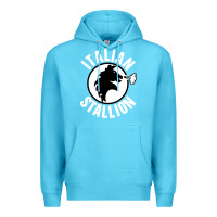 Ocean Blue italian stallion Premium Hoodie - artisFamous