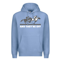 Colony Blue horse racing Premium Hoodie - artisFamous