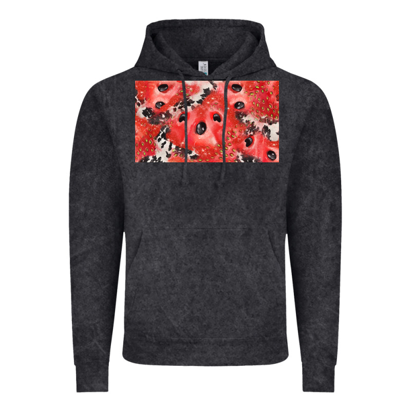 Watermelon Strawberry Cowhide Cup Vintage Hoodie by BarkalooDesign | Teevron