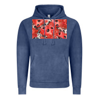 Vintage Denim watermelon strawberry cowhide cup Vintage Hoodie - BarkalooDesign