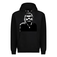 Black yasser arafat Premium Hoodie - artisFamous