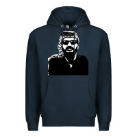Navy yasser arafat Premium Hoodie - artisFamous