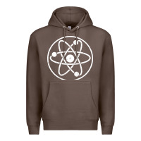 Coffee Atomic Atom Symbol Premium Hoodie - artisFamous