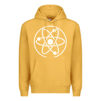 Mustard Atomic Atom Symbol Premium Hoodie - artisFamous