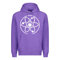 Purple Atomic Atom Symbol Premium Hoodie - artisFamous