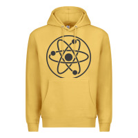 Antique Gold Atomic Atom Symbol Premium Hoodie - artisFamous