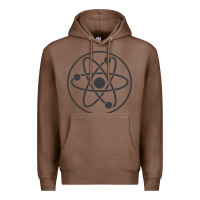 Chestnut Atomic Atom Symbol Premium Hoodie - artisFamous