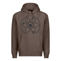 Coffee Atomic Atom Symbol Premium Hoodie - artisFamous