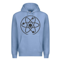 Colony Blue Atomic Atom Symbol Premium Hoodie - artisFamous