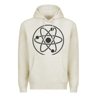 Oatmeal Heather Atomic Atom Symbol Premium Hoodie - artisFamous
