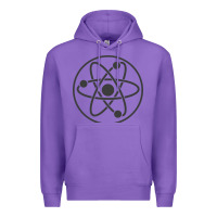 Purple Atomic Atom Symbol Premium Hoodie - artisFamous