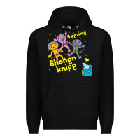Black Shonen Knife Free Time Premium Hoodie - artisFamous