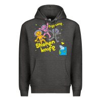Charcoal Heather Shonen Knife Free Time Premium Hoodie - artisFamous