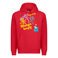Red Shonen Knife Free Time Premium Hoodie - artisFamous