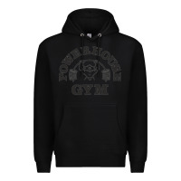 Black power hause gym Premium Hoodie - artisFamous