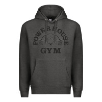 Charcoal Heather power hause gym Premium Hoodie - artisFamous