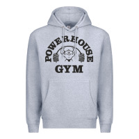 Heather Grey power hause gym Premium Hoodie - artisFamous
