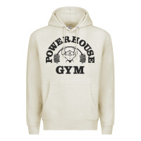 Oatmeal Heather power hause gym Premium Hoodie - artisFamous