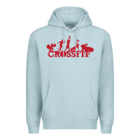 Blue Mist crossfit gym Premium Hoodie - artisFamous