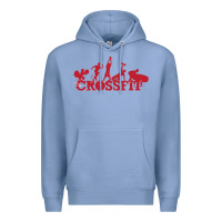 Colony Blue crossfit gym Premium Hoodie - artisFamous