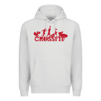 Dove Grey crossfit gym Premium Hoodie - artisFamous