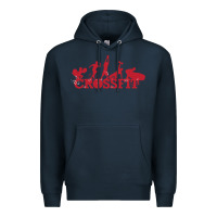 Navy crossfit gym Premium Hoodie - artisFamous