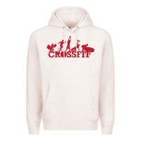 Pale Pink crossfit gym Premium Hoodie - artisFamous