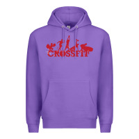 Purple crossfit gym Premium Hoodie - artisFamous