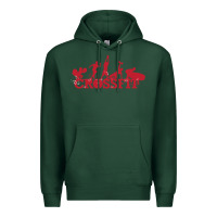Sports Green crossfit gym Premium Hoodie - artisFamous