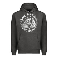 Charcoal Heather Long Beach Dub All STars Premium Hoodie - artisFamous