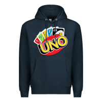 Navy uno funny game Premium Hoodie - artisFamous
