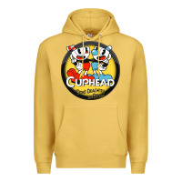 Antique Gold Cuphead Premium Hoodie - artisFamous