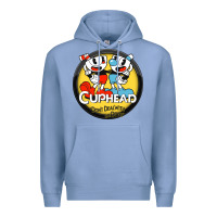 Colony Blue Cuphead Premium Hoodie - artisFamous