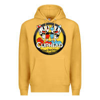 Mustard Cuphead Premium Hoodie - artisFamous