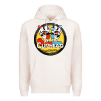Pale Pink Cuphead Premium Hoodie - artisFamous